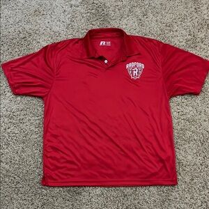Radford University Dri-Fit Russell Athletic Red Polo Shirt